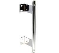 Gedotec muebles tiradores barra corredera puertas correderas plegables - H10011 | puerta plegable redondo | Tirador corredera, acero cromado, pulido manijas de gabinete de diseño gabinete - 1 pieza