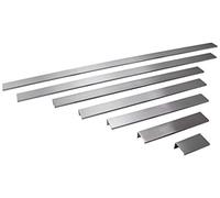 Gedotec Muebles Tiradores Mango de acero inoxidable barra de Sky para cargar de madera y cajones, distancia de perforación 70 mm | Altura 20 mm | Cocina asas Aluminio aspecto de acero | 10 pieza