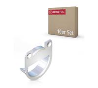 Gedotec Percha de armario Ø 35mm para Equipo Posterior Ojales de Soporte perforación en Metal Galvanizado Colgante Imágenes - Paneel - Unidades de pared | 10-pc - Schrankhalter Rendondo
