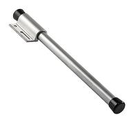 Gedotec perchero aluminio anodizado plata | 1 pieza - percha extraíble | Longitud 225 mm | Ventilador de estantería para atornillar | Extensión de percha para cajas de madera