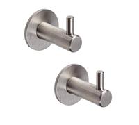 Gedotec Perchero de diseño acero inoxidable perchero individual - HOLY | gancho toallero con gancho individual | gancho de pared para atornillar