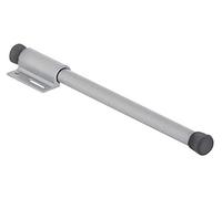 Gedotec - Perchero extensible para tornillos en la parte superior del suelo | Longitud 225 mm | Ventilador de suelo de aluminio plateado | 1 pieza de soporte para perchas para armarios