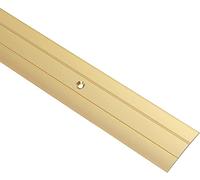 Gedotec Perfil de transición de Aluminio Atornillar | Rieles de Piso | Longitud 100 cm | Ancho 37 mm | Perfil de Piso de Bronce de Aluminio | Compensación Perforada | Umbral | 1 Pieza