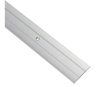 Gedotec Perfil de Transición Perfil de Suelo Übergangsschiene - Aluminio plata anodizada, 100 cm, 100 cm