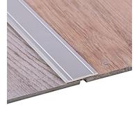 Gedotec perfil transición autoadhesivo SUPERFLACH riel anodizado plata | Ancho 30 mm | Longitud 100 cm | Perfil suelo laminado - baldosas - parquet UVM. - compensación de aluminio - 1 pieza