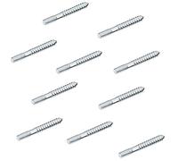Gedotec Pernos de colgar M4 tornillo roscado para muebles pomo - tiradores - perchas y herrajes | tornillos para muebles M4 x 40 mm | acero galvanizado