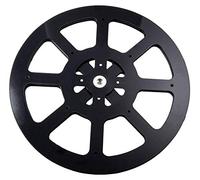 Gedotec - Picaporte Giratorio 360º - CIAK A 300 - Plato Giratorio de plástico Negro - 2 Platos de 300 mm de diámetro - Capacidad de Carga de 100 kg - 1 Pieza