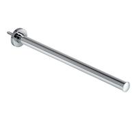 Gedotec Porte-serviettes Extensible | Modèle TOWELL | Longueur de 325 à 565 mm | 19mm Ø | Barres: 1 | 1 Pièce | Chromé Poli | Barre Murale Avec Rail de Rallonge Coulissant pour Salle de Bain