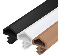 Gedotec puerta parada sello cámara M 680 marcos de madera | beige | Ancho de plegado: 12 mm | Plástico PVC blando | marco para puertas interiores de madera - 25 metros
