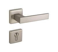 Gedotec PUSH 1317 PZ - Juego de manillas de aluminio para puerta de interior (1 unidad, incluye material de fijación)