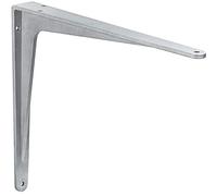 Gedotec Soporte de Estante Carga Pesada Consola Angular Estantería Heracles Aluminio 7 Größen Natural Capacidad 100-400 kg Calidad Marca para Su Sala Estar - natural, 400 x 350 mm - 340 kg
