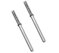 Gedotec Soporte de estante invisible | Titanian Mini | 2 Unidades | Soporte de pared de pared de 12 kg por par | Soporte de acero para estante para montaje en pared | Soporte de estantería resistente