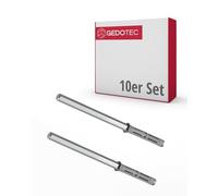 Gedotec Soporte para estante invisible | Titan Heavy | 10 Unidades | Soporte de pared de 35 kg por par | Soporte para estante de acero para montaje en pared | Soporte de estantería resistente