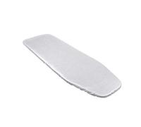 Gedotec Tabla de planchar plegable Ironfix Premium, color plateado, mesa plegable giratoria 180°, acero RAL 9016, tabla de planchar de pared para montaje en pared (funda de repuesto, color plateado)