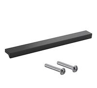 Gedotec Tirador de aluminio macizo | Tirador de cajón en gris | ANGLE | Tirador para muebles de diseño para cajones con la longitud: 500 mm | Tirador de puerta de armario | 1 pieza