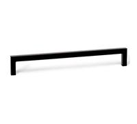 Gedotec Tirador de barra larga - Tirador para muebles en cromo mate | El U | Tirador de barra para la cocina con accesorios | Tirador para muebles | Tiradores de armario de baño, dormitorio