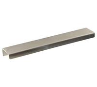 Gedotec Tirador para cajón de cocina, tirador de acero inoxidable en plata mate, con distancia entre orificios: 380 mm, tirador para muebles para atornillar, tirador de puerta para armario, tirador de
