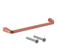 Gedotec Tirador para muebles de cobre cepillado | BA 160 mm | Tirador de arco para cajones | ESTE | Tirador de diseño para cajones de cocina | Tirador puertas de armario | 1 pieza