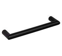 Gedotec Tirador para muebles de color negro, de 640 mm, tirador de puerta para cajón de acero inoxidable - Leila Black | tirador de barandilla de 12 mm de diámetro