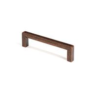 Gedotec Tirador para muebles de metal macizo, 1 pieza para armarios de cocina, incluye material de fijación, SIDO, tiradores para muebles de cobre con LA: 160 mm, tiradores de puerta para armarios