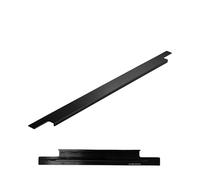 Gedotec - Tirador para muebles y cocina, color negro mate - TRIM Black | Tirador de cocina de aluminio para cajones y puertas de armario | mango de aluminio de 696 mm de longitud | 1 pieza