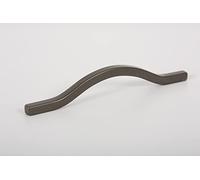 Gedotec Tiradores para muebles de aluminio gris | 1 pieza - Tiradores para puertas plegables | Brave | Moderno diseño industrial vintage | Longitud: 240 mm | Tiradores de armario - Tiradores de cajón