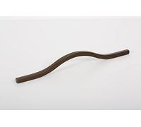 Gedotec Tiradores para muebles de aluminio marrón | 1 pieza - Tiradores para puertas plegables | Brave | Moderno diseño industrial vintage | Longitud: 400 mm | Tiradores de armario