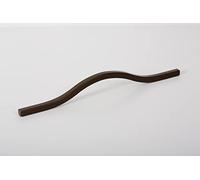 Gedotec Tiradores para muebles de aluminio marrón | 1 pieza - Tiradores para puertas plegables | Brave | Moderno diseño industrial vintage | Longitud: 240 mm | Tiradores de armario