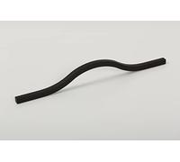 Gedotec Tiradores para muebles de aluminio negro | 1 pieza - Tiradores para puertas plegables | Brave | Moderno diseño industrial vintage | Longitud: 400 mm | Tiradores de armario - Tiradores de cajón