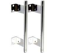 Gedotec Tiradores para muebles de cocina de metal | 2 piezas | SLIDE |Para muebles cromados pulidos