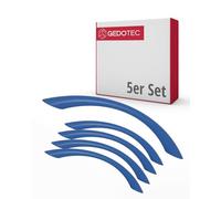 Gedotec Tiradores para muebles de dormitorio infantil | Distancia entre agujeros 128 mm | Color Azul oscuro | 5 piezas | Tiradores para cajones de plástico | COLOUR | Tiradores de puerta coloridos |