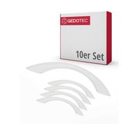 Gedotec Tiradores para muebles de dormitorio infantil | Distancia entre agujeros 128 mm | Color Blanco | 10 piezas | Tiradores para cajones de plástico | COLOUR | Tiradores de puerta coloridos |