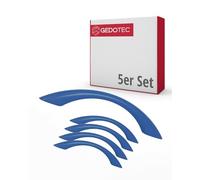 Gedotec Tiradores para muebles de dormitorio infantil | Distancia entre agujeros 96 mm | Color Azul oscuro | 5 piezas | Tiradores para cajones de plástico | COLOUR | Tiradores de puerta coloridos |