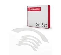 Gedotec Tiradores para muebles de dormitorio infantil | Distancia entre agujeros 96 mm | Color Blanco | 5 piezas | Tiradores para cajones de plástico | COLOR | Tiradores de puerta coloridos |