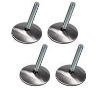 Gedotec Tornillo de Ajuste M10 x 60 mm Tornillo de Ajuste Tornillos de Ajuste de Alta Resistencia para Patas de Mesa y Patas de Muebles | Acero Inoxidable Mate