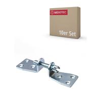 Gedotec Tornillos para cajas metal universal para muebles tornillos de unión tornillos de unión doble | acero galvanizado | grosor del material 3 mm