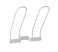 Gedotec Wand-Schuhablage Garderoben-Schuhregal para Atornillar An Den Armario - Pasillo - & Guardarropa | Soporte Zapatos 1 Par | Ancho:130mm | 1 Pieza - Schuh-Aufhänger Plata Die Montaje en Pared