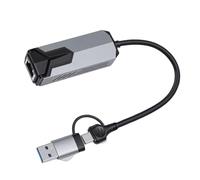 Gedourain Adaptador Ethernet 5G Transferencia de Red de Alta Velocidad para 10 11 con Diseño Plug and Play Aleación de Aluminio