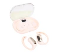 Gedourain Auriculares Inalámbricos Efecto de Brillo Nocturno Encantador Calidad de Sonido Impecable para el Estudio de la Vida Laboral, 2 Auriculares + Estuche de Carga (Beige)