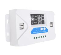 Gedourain Controlador Solar Eficiente 40A Protección contra Sobrecarga para Panel Solar Regulador de Carga de Batería para Farolas Solares, Automóviles PVCR