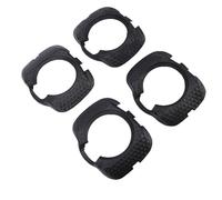 Gedourain Cubierta de Cala para Pedal de Bicicleta, Protección contra el Desgaste ABS Duradera, Zapatos de Ciclismo Antideslizantes, Protector de Cala para Entusiastas del Aire (Negro)