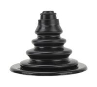 Gedourain Cubierta Protectora Duradera para Bota de Cable de Aparejo de Barco, Cubierta de Orificio para Yate Marino, RV, Plástico de Silicona de 105mm (Negro)