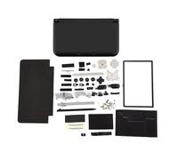 Gedourain Estuche para 3dsll, Kit de Reemplazo para 3dsll Durabilidad a Largo Plazo Diseño Simple para Sistemas 3DS XL.(Negro)