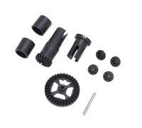 Gedourain Juego de Engranajes de Piñón Diferencial Delantero y Trasero Resistente para Coche RC para Control de Velocidad Mejorado para HS18301 HS18302 HS18303 HS18304