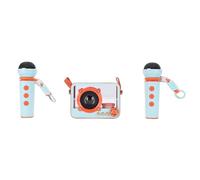 Gedourain Máquina de Karaoke Altavoz Bluetooth Portátil con 2 Micrófonos Inalámbricos para Fiesta en Casa Aventura Al Aire (#2)