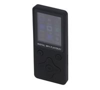 Gedourain Reproductor MP3 MP4 Inalámbrico 64 GB Pantalla LCD de 1,8 Pulgadas Reproductor de Música con Sonido HiFi sin Pérdidas, Ideal para Hacer Ejercicio y Viajar, Material ABS (Negra)