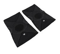 Gedourain Rodilleras Elásticas, Soporte de Rodillera Antideslizante de Nailon, Amplia Aplicación Transpirable para Fitness(L)