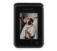 Gedourain Soporte Magnético para Billetera, Tarjetero Rápido con Pantalla de Fotos de Tinta NFC para Decoración Creativa de iOS, Modo Flotante