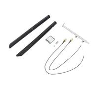 Gedourain Tarjeta WiFi de Alta Velocidad de 1200 Mbps 344 T77H644 Interfaz WiFi5 M.2 para Wins 7 8 10 11 con BT4.1, 2,4 GHz 5 GHz de Doble Banda para Trabajo y Entretenimiento (Soporte de Antena