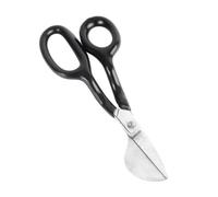 Gedourain Tijeras Profesionales para Bordar de Acero Inoxidable, Tijeras para Siesta de Pico de Pato de 7 Pulgadas, para Cortes Controlados en Patchwork y Acolchado, Color Negro